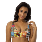 Baha Ranch Yeehaw Vintage Rodeo Poster Bikini Top Baha Ranch Western Wear