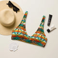 Baha Ranch Yeehaw Mustard Aztec Bikini Top Baha Ranch Western Wear