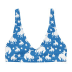 Baha Ranch Yeehaw Blue Rodeo Cowboy Bikini Top Baha Ranch Western Wear
