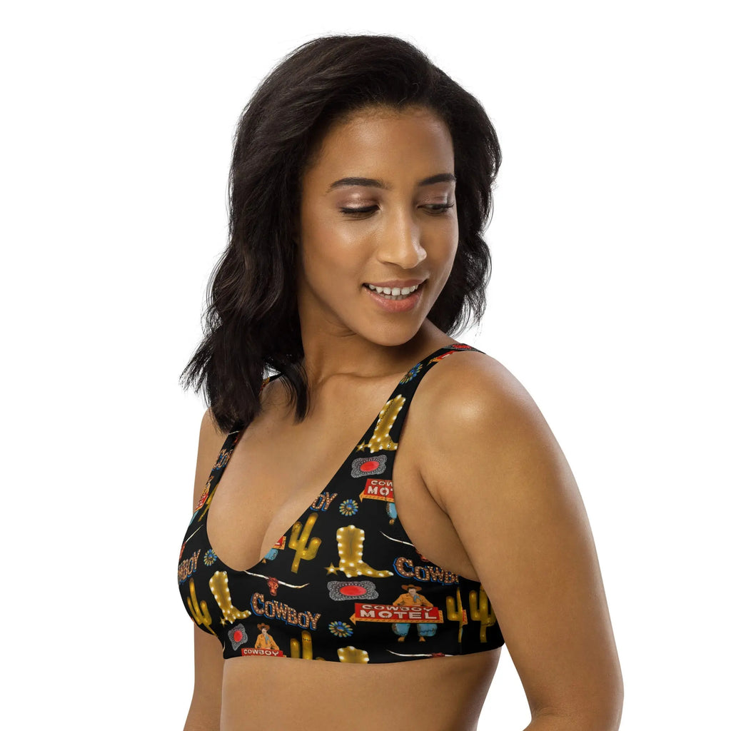 Baha Ranch Yeehaw All Cowboy Bikini Top Baha Ranch Western Wear