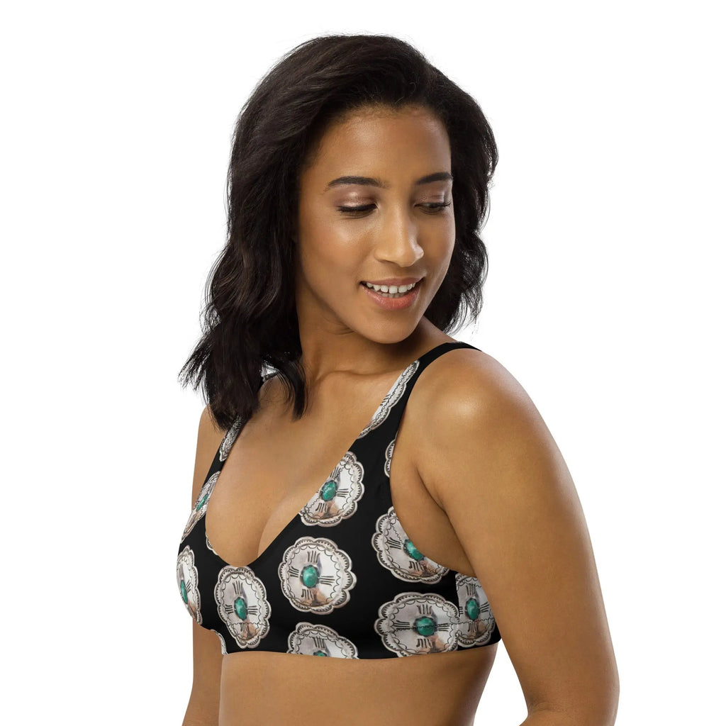 Baha Ranch Yeehaw Concho Crazy Bikini Top Baha Ranch Western Wear