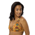 Baha Ranch Yeehaw Golden Aztec Bikini Top Baha Ranch Western Wear
