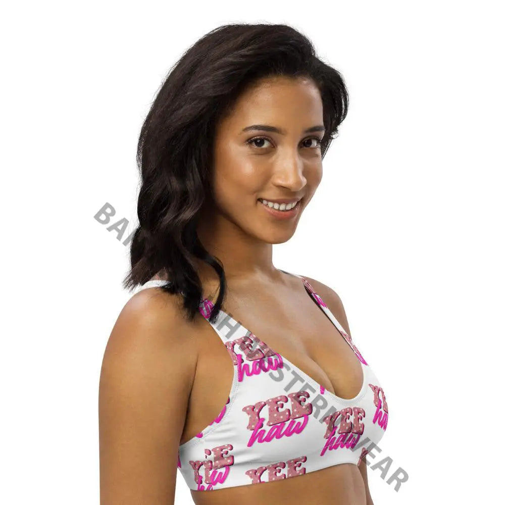 Yeehaw Bikini Top Baha Ranch Western Wear