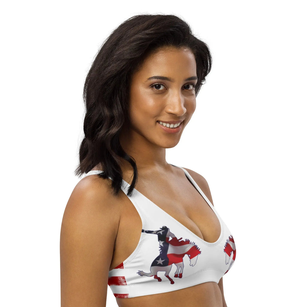 Baha Ranch Yeehaw American Rodeo Bikini Top Baha Ranch Western Wear
