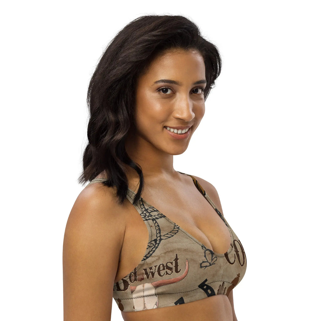 Baha Ranch Yeehaw Ol Cowboy Bikini Top Baha Ranch Western Wear