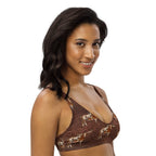 Baha Ranch Yeehaw Leather & Longhorns Bikini Top Baha Ranch Western Wear