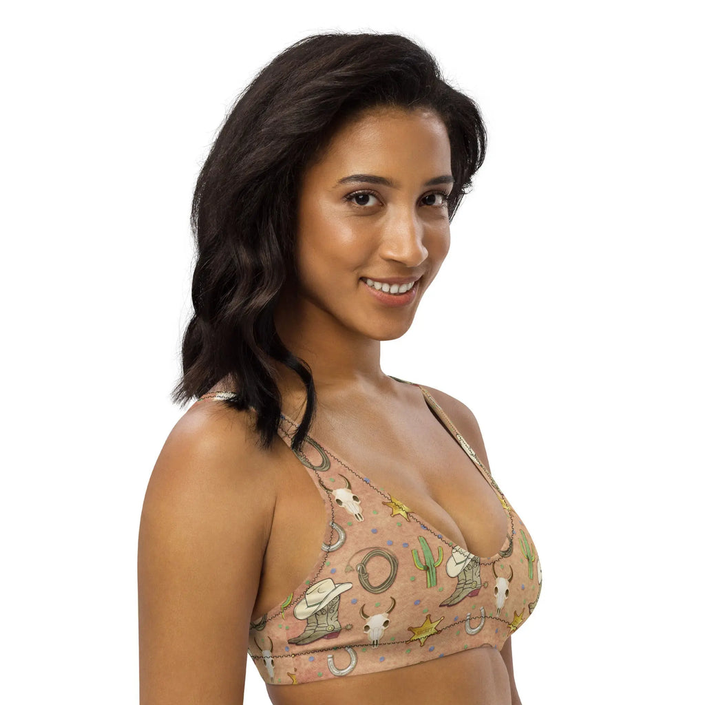 Baha Ranch Yeehaw Desert Symbols Bikini Top Baha Ranch Western Wear