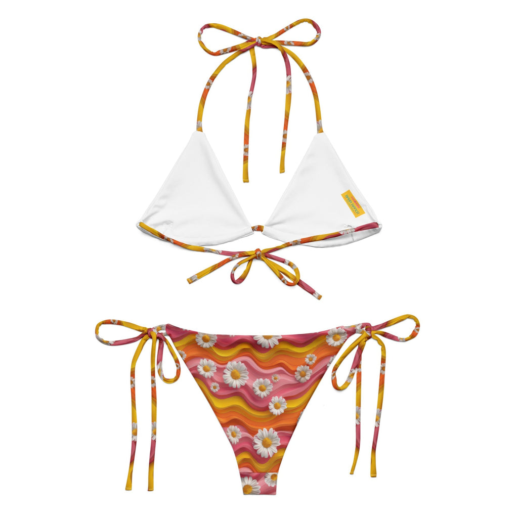 Baha Ranch Yeehaw Groovy Floral String Bikini Baha Ranch Western Wear