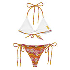 Baha Ranch Yeehaw Groovy Floral String Bikini Baha Ranch Western Wear