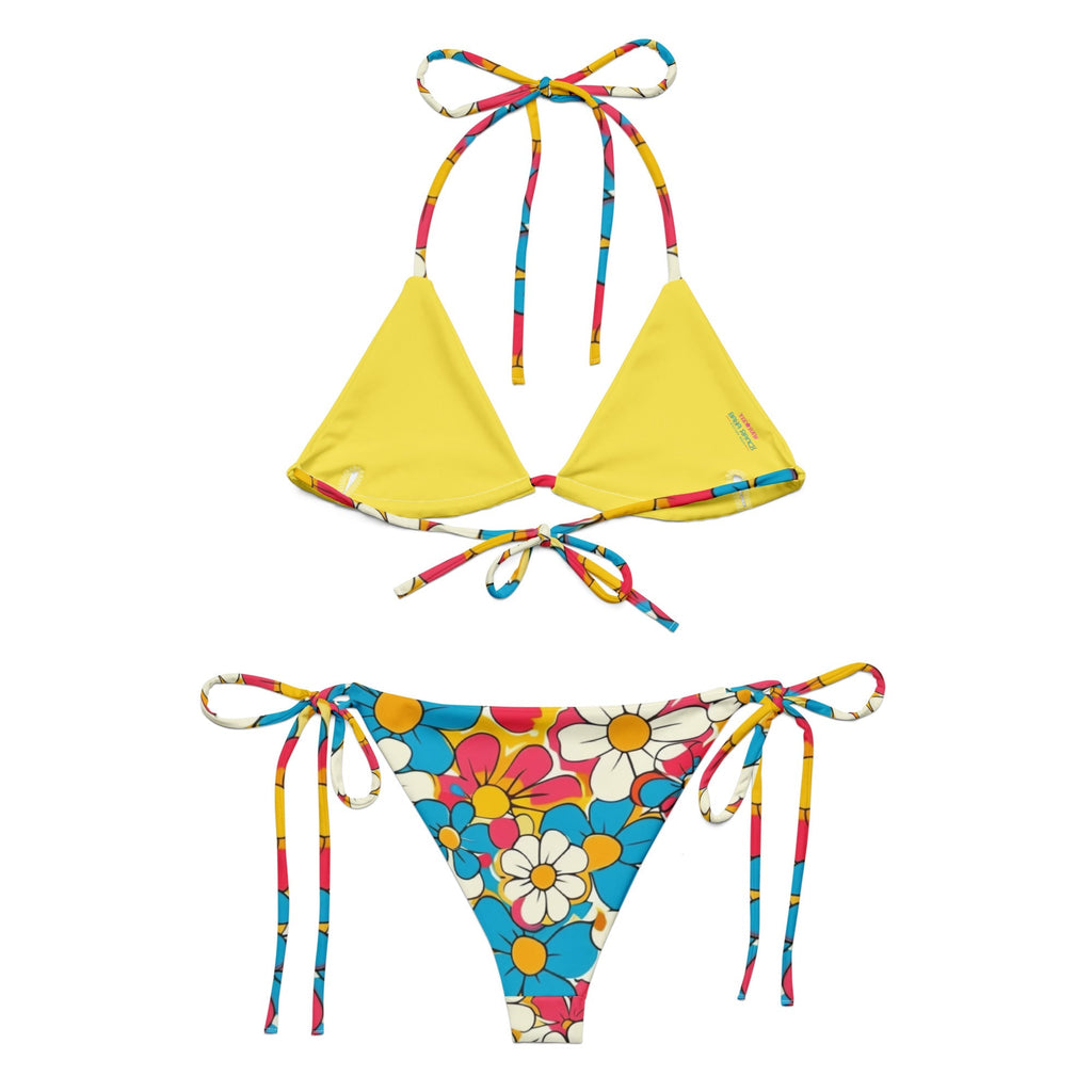 Baha Ranch Yeehaw Flower Child Retro String Bikini Baha Ranch Western Wear