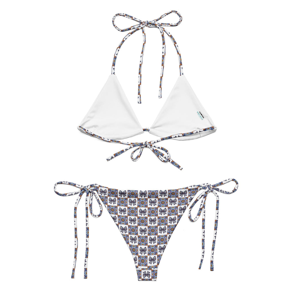 Baha Ranch Yeehaw Talavera Bow String Bikini Baha Ranch Western Wear