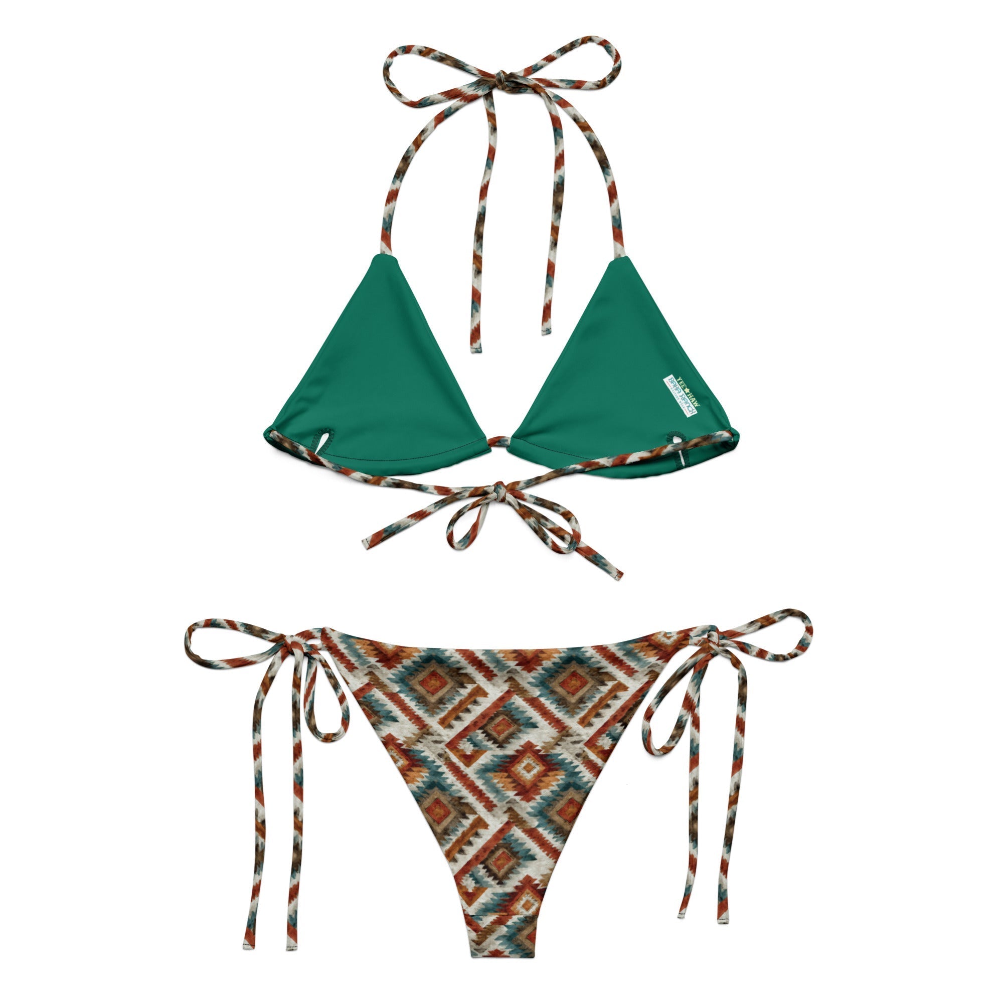 Baha Ranch Yeehaw Southwest Diamond String Bikini Baha Ranch Western Wear