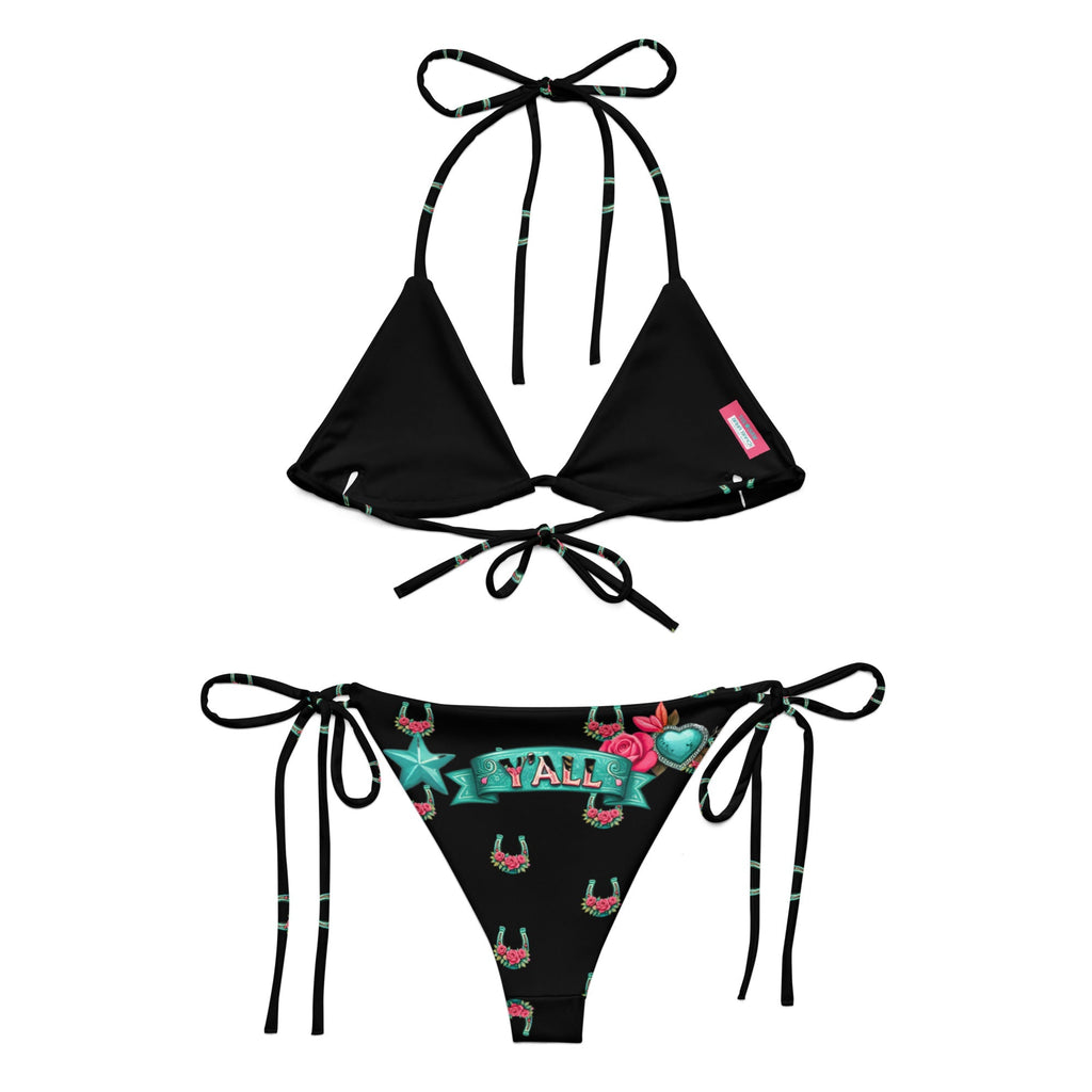 Baha Ranch Yeehaw Howdy Y'all String Bikini Baha Ranch Western Wear
