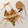 Baha Ranch Yeehaw Orange String Bikini Baha Ranch Western Wear