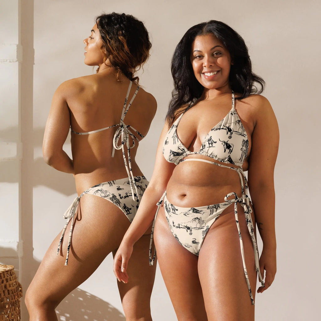 Baha Ranch Yeehaw Cowboy Ranch String Bikini Baha Ranch Western Wear