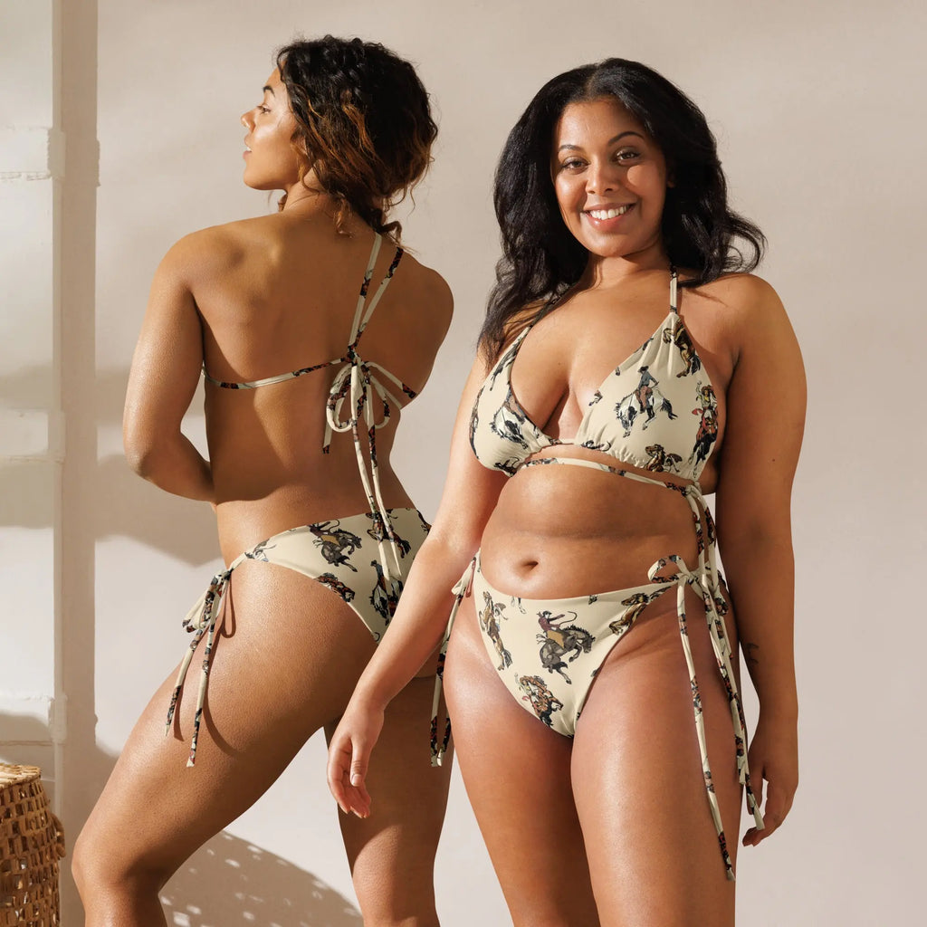 Baha Ranch Yeehaw Vintage Cowgirl String Bikini Baha Ranch Western Wear