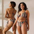 Baha Ranch Yeehaw Cocoa Aztec String Bikini Baha Ranch Western Wear