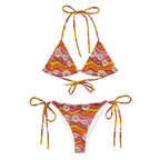 Baha Ranch Yeehaw Groovy Floral String Bikini Baha Ranch Western Wear