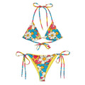 Baha Ranch Yeehaw Flower Child Retro String Bikini Baha Ranch Western Wear