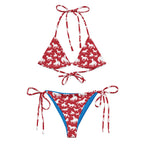 Baha Ranch Yeehaw Red Rodeo Cowboy String Bikini Baha Ranch Western Wear