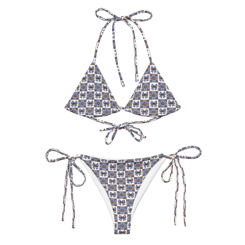 Baha Ranch Yeehaw Talavera Bow String Bikini Baha Ranch Western Wear