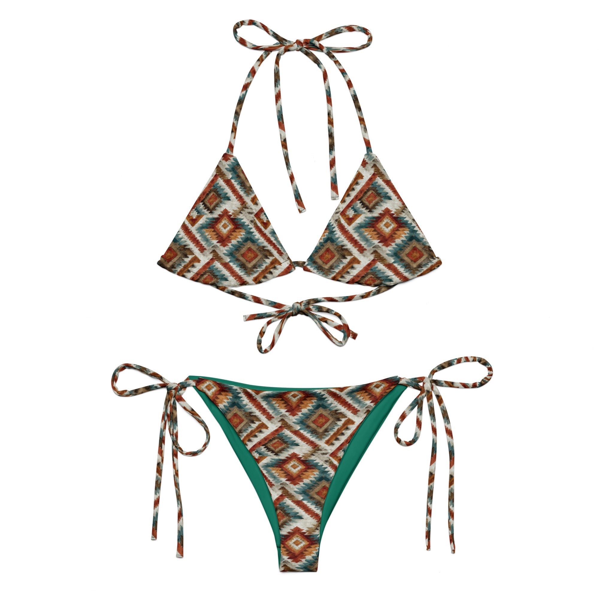 Baha Ranch Yeehaw Southwest Diamond String Bikini Baha Ranch Western Wear