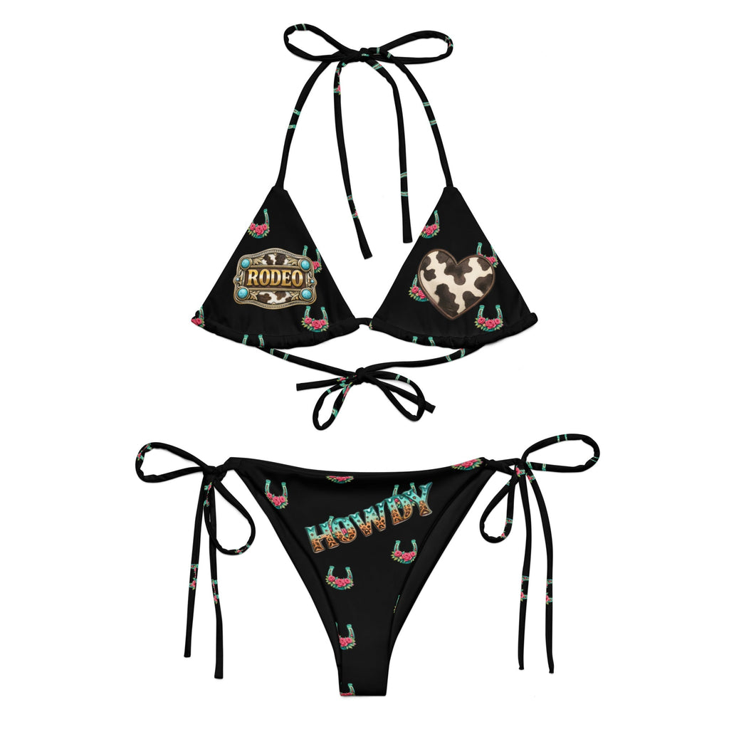 Baha Ranch Yeehaw Howdy Y'all String Bikini Baha Ranch Western Wear