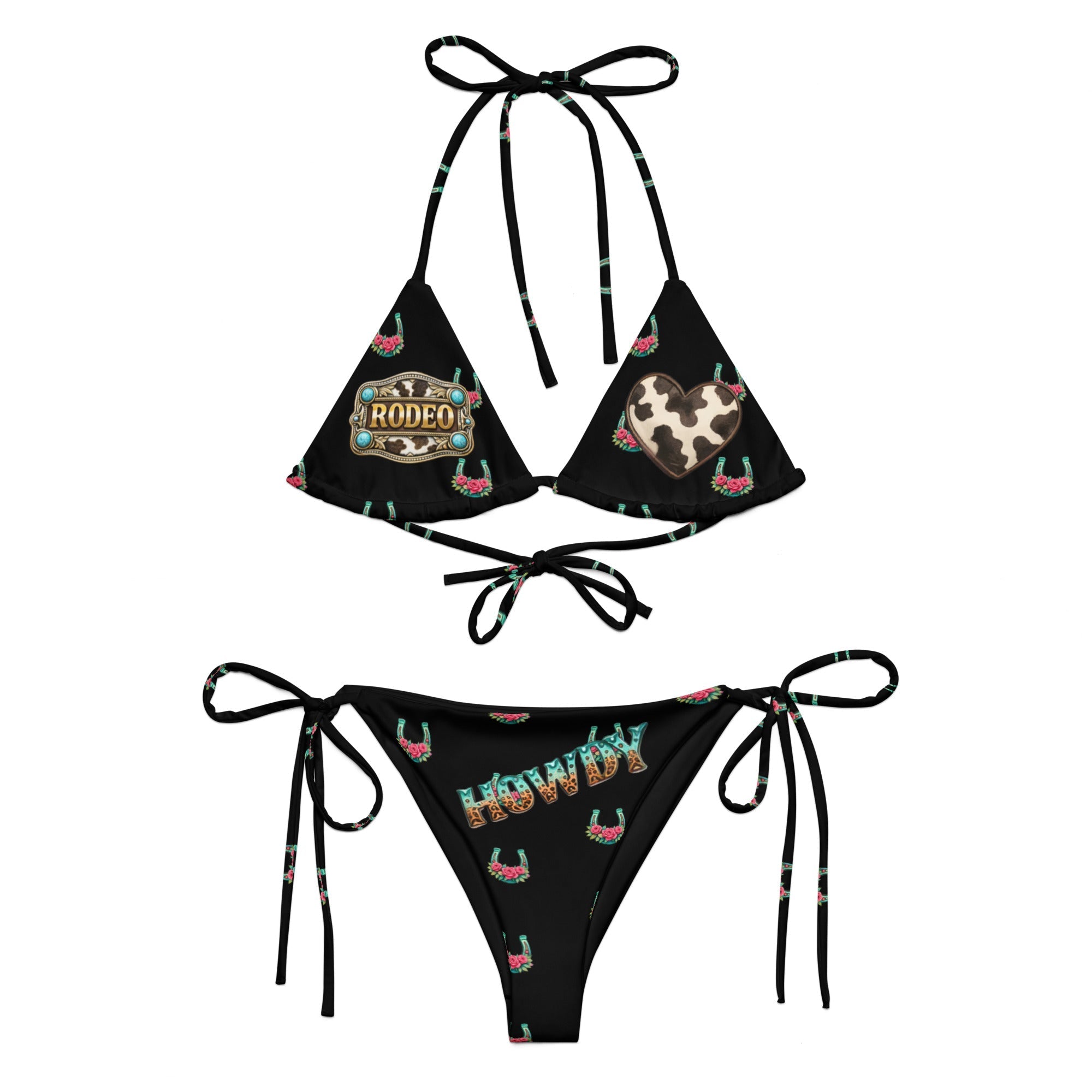 Baha Ranch Yeehaw Howdy Y'all String Bikini Baha Ranch Western Wear