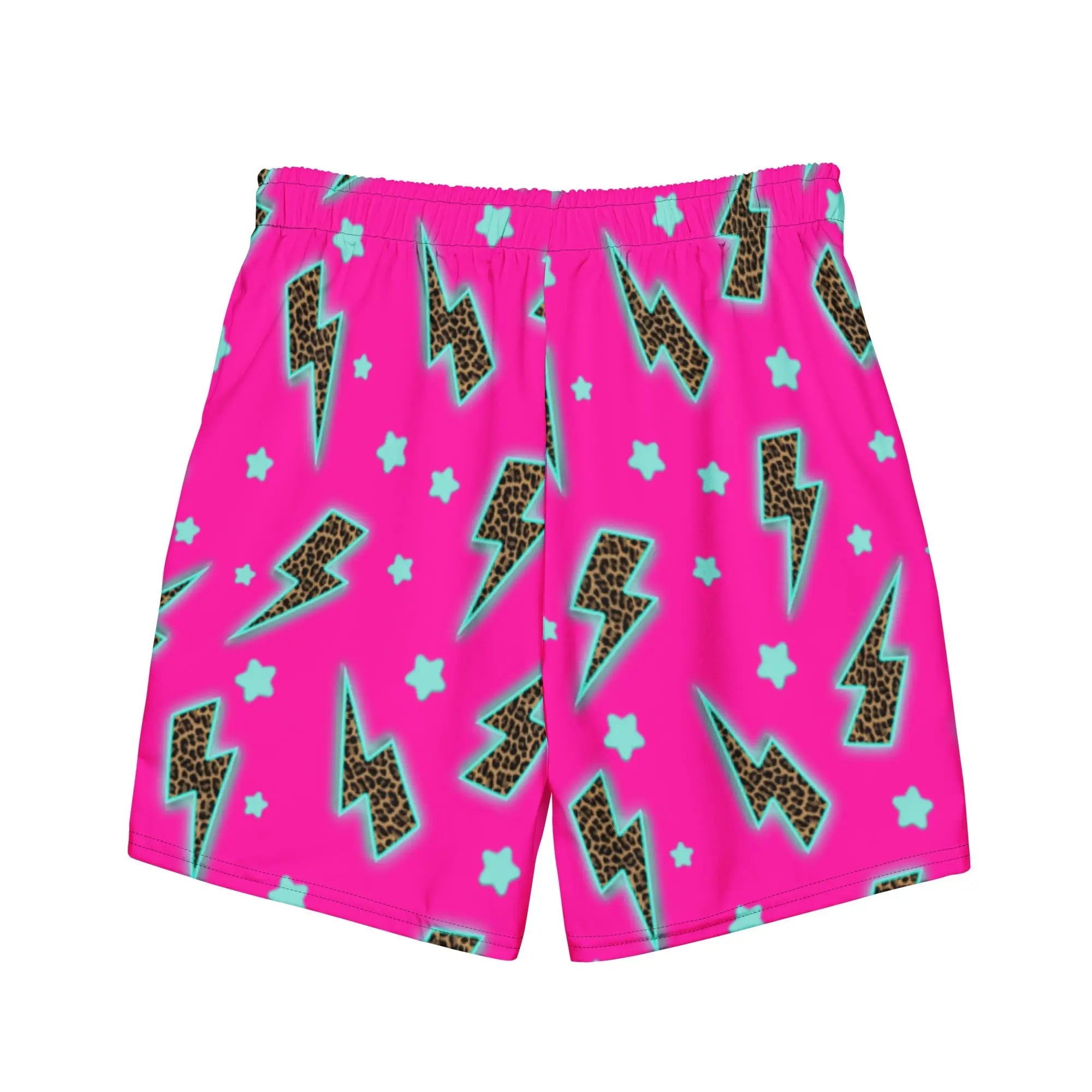 Baha Ranch Yeehaw Leopard Lightning Men's Swim Trunks Baha Ranch Western Wear