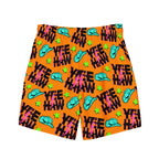 Baha Ranch Yeehaw Orange Men's Swim Trunks Baha Ranch Western Wear