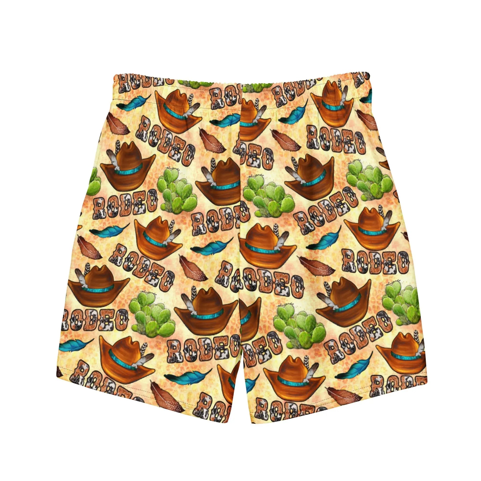 Baha Ranch Yeehaw Rodeo Fever Men's Swim Trunks Baha Ranch Western Wear