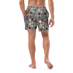 Baha Ranch Yeehaw Gray Aztec Men's Swim Trunks Baha Ranch Western Wear