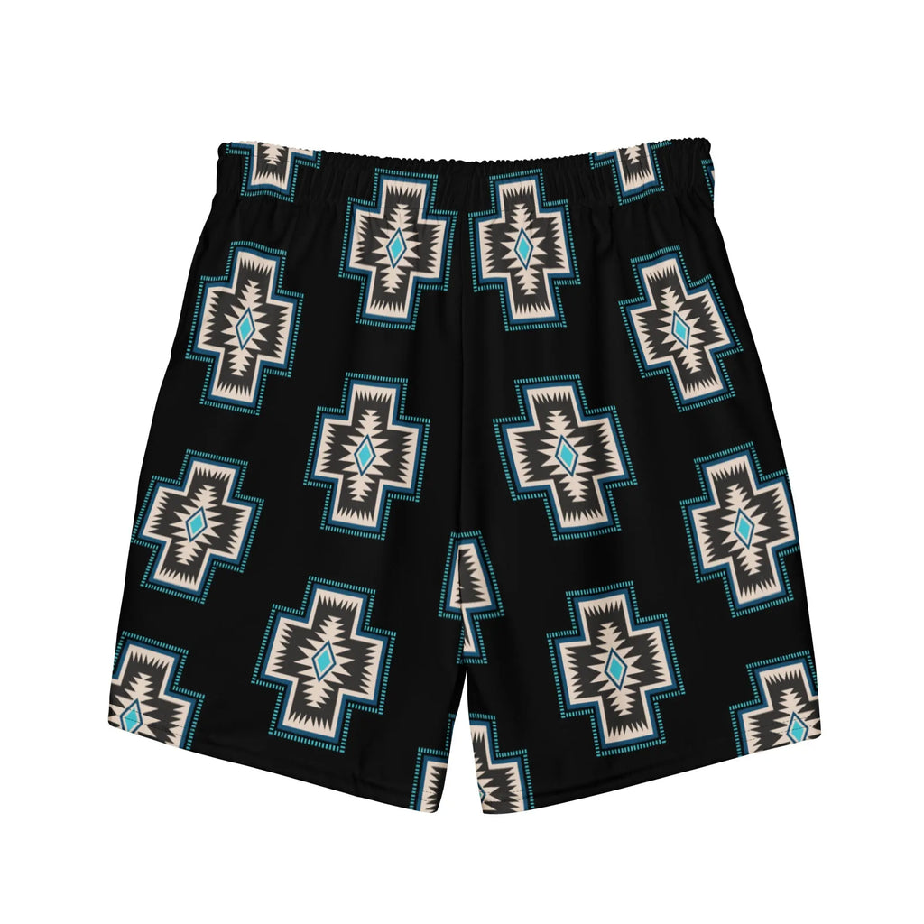 Baha Ranch Yeehaw Southwest Cross Men's Swim Trunks Baha Ranch Western Wear