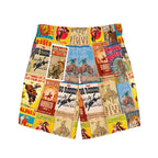 Baha Ranch Yeehaw Rodeo Poster Men's Swim Trunks Baha Ranch Western Wear