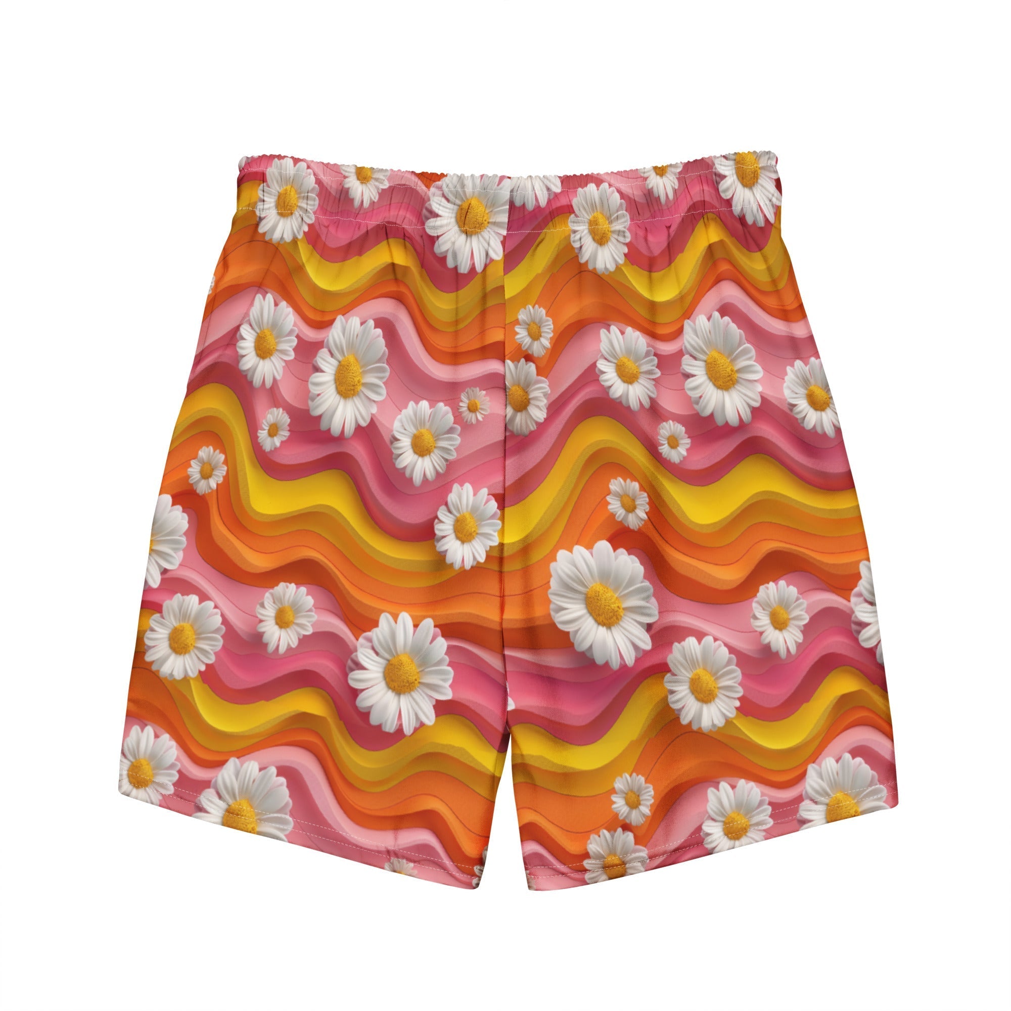 Baha Ranch Yeehaw Groovy Floral Men's Swim Trunks Baha Ranch Western Wear