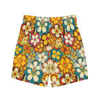 Baha Ranch Yeehaw Woodstock Retro Floral Men's Swim Trunks Baha Ranch Western Wear