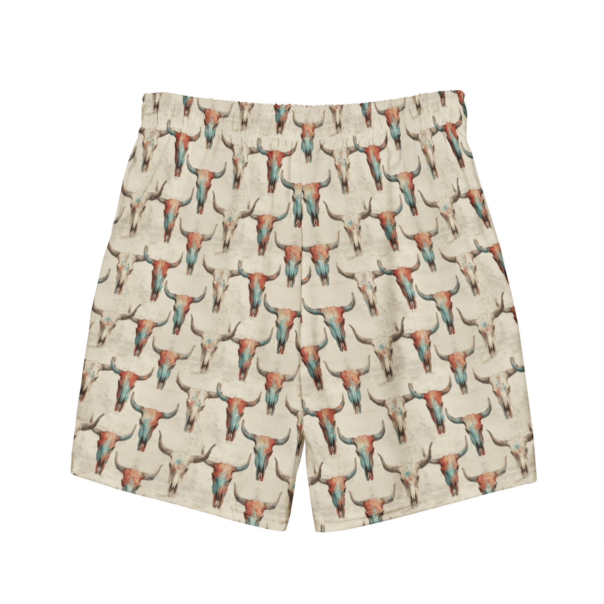 Baha Ranch Bullhead Skull Swim Trunks Baha Ranch Western Wear
