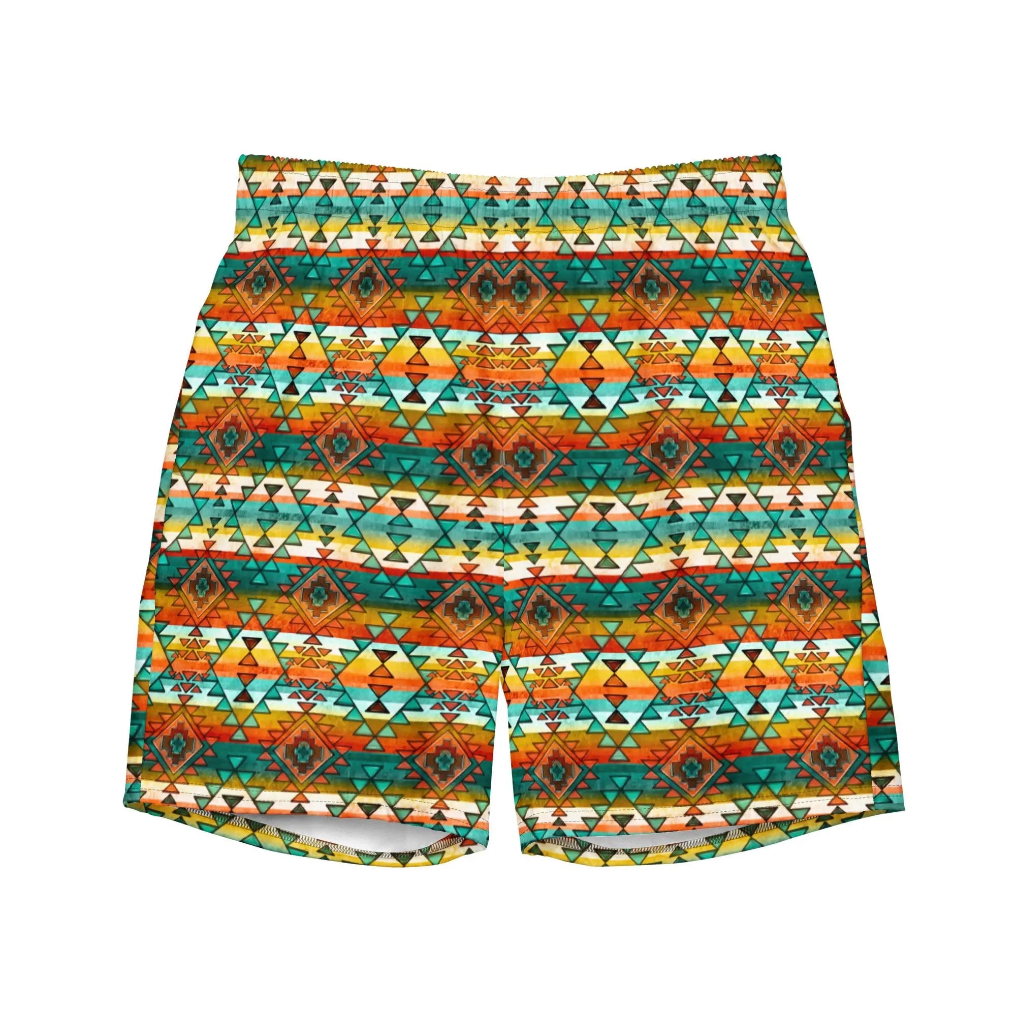 Baha Ranch Yeehaw Native Aztec Men's Swim Trunks Baha Ranch Western Wear