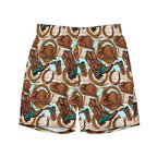 Baha Ranch Yeehaw Cowboy Up Men's Swim Trunks Baha Ranch Western Wear