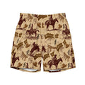 Baha Ranch Yeehaw Vintage Western Men's Swim Trunks Baha Ranch Western Wear