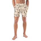 Baha Ranch Yeehaw Cowboy Ranch Men's Swim Trunks Baha Ranch Western Wear