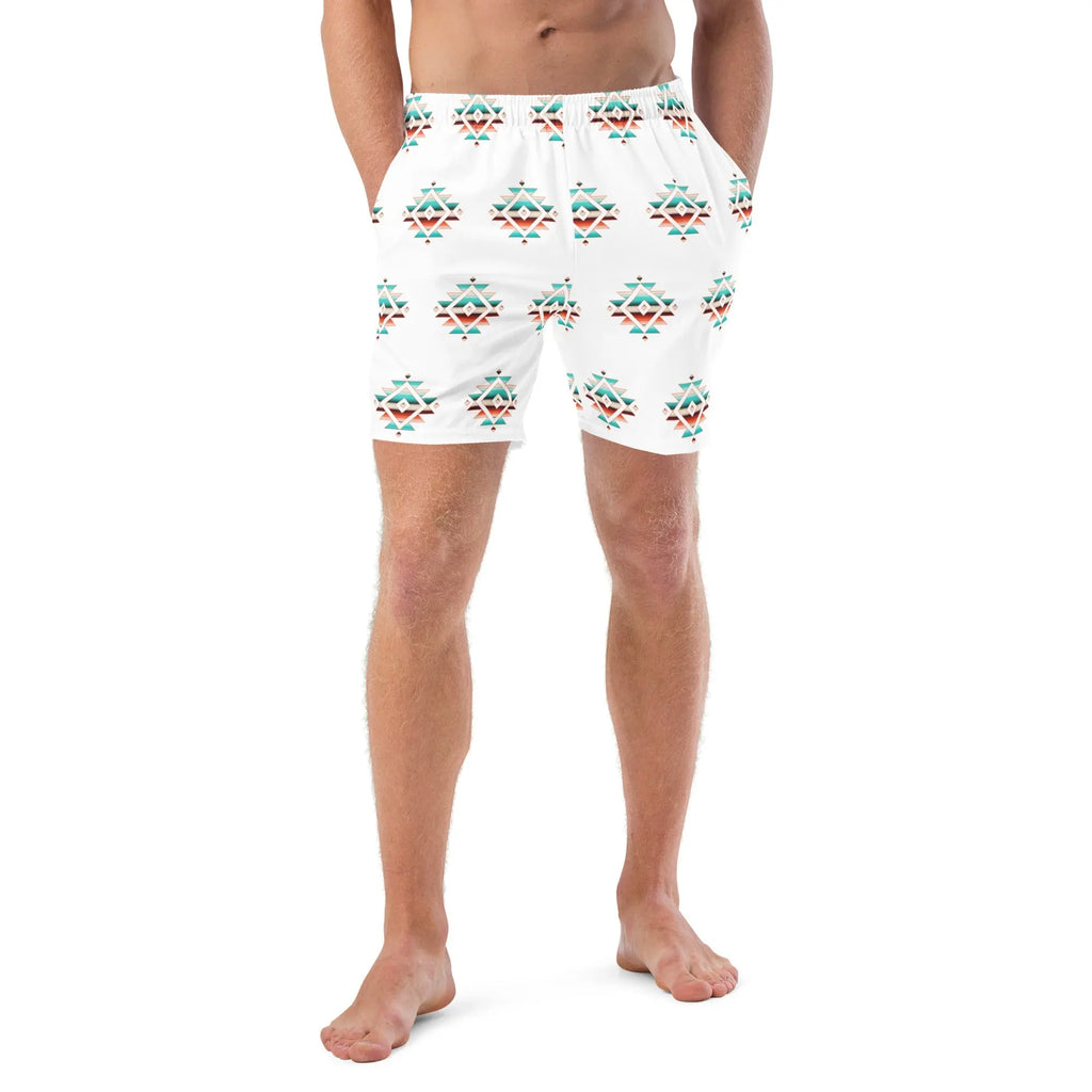 Baha Ranch Yeehaw Sedona Aztec Men's Swim Trunks Baha Ranch Western Wear