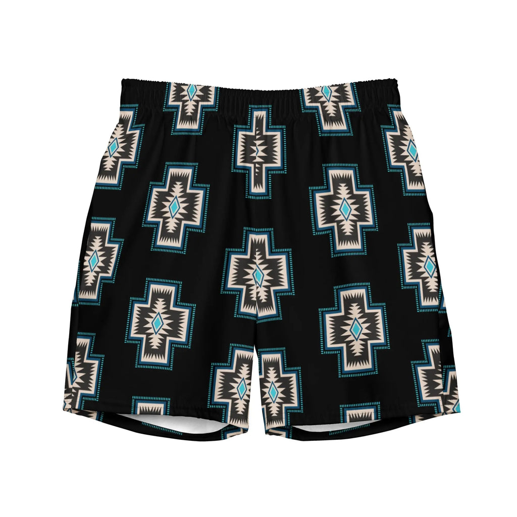 Baha Ranch Yeehaw Southwest Cross Men's Swim Trunks Baha Ranch Western Wear