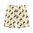 Baha Ranch Yeehaw Vintage Rodeo Men's Swim Trunks Baha Ranch Western Wear