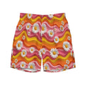 Baha Ranch Yeehaw Groovy Floral Men's Swim Trunks Baha Ranch Western Wear