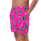 Baha Ranch Yeehaw Leopard Lightning Men's Swim Trunks Baha Ranch Western Wear
