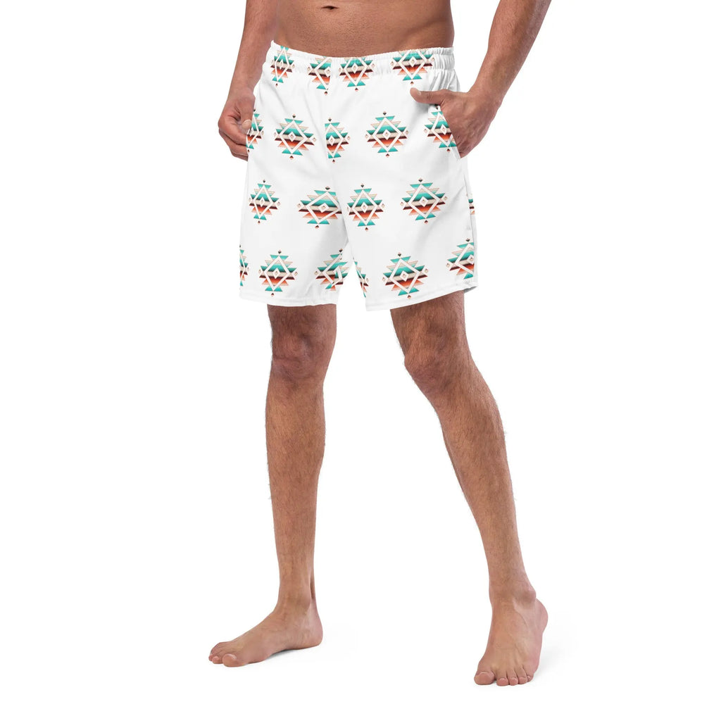 Baha Ranch Yeehaw Sedona Aztec Men's Swim Trunks Baha Ranch Western Wear