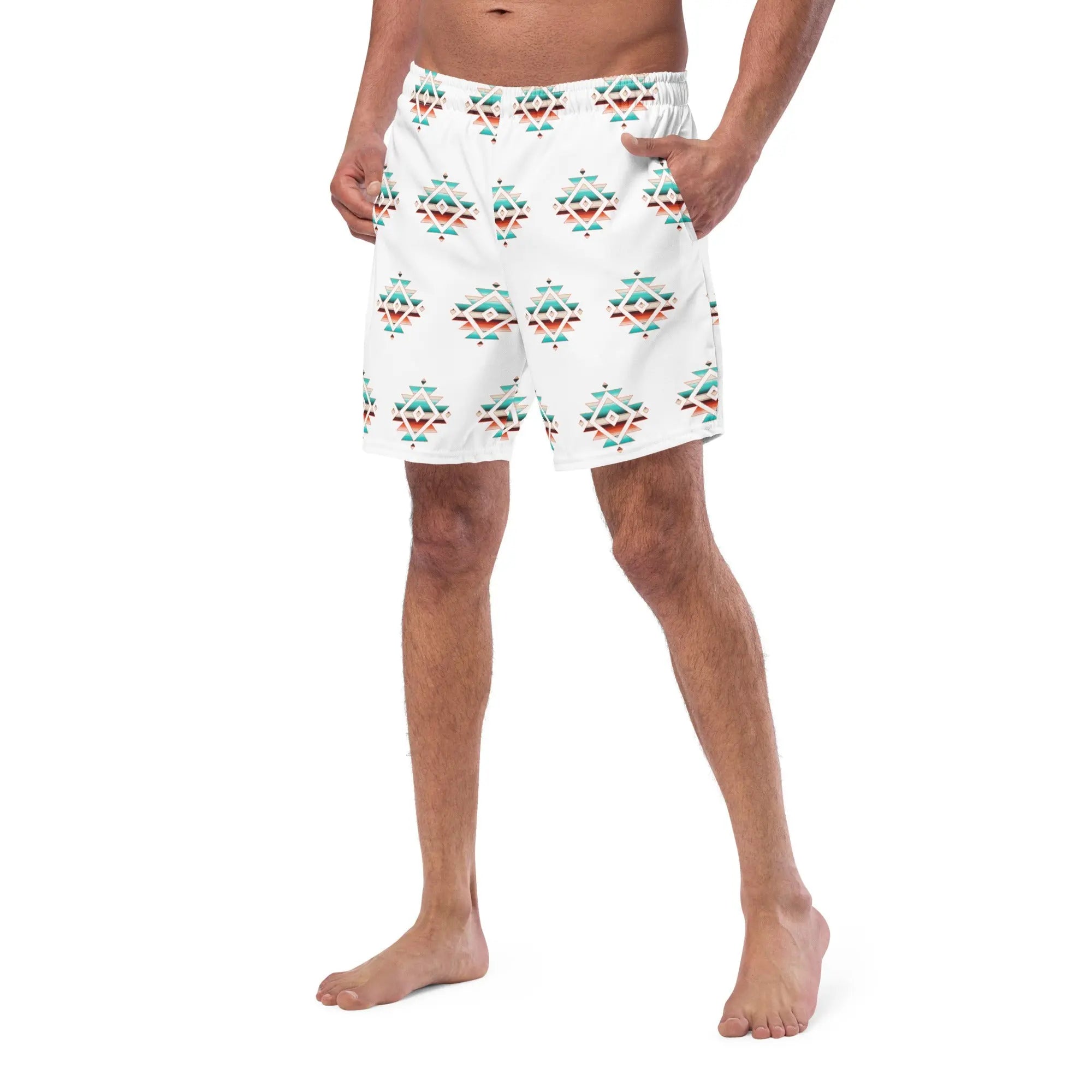 Baha Ranch Yeehaw Sedona Aztec Men's Swim Trunks Baha Ranch Western Wear