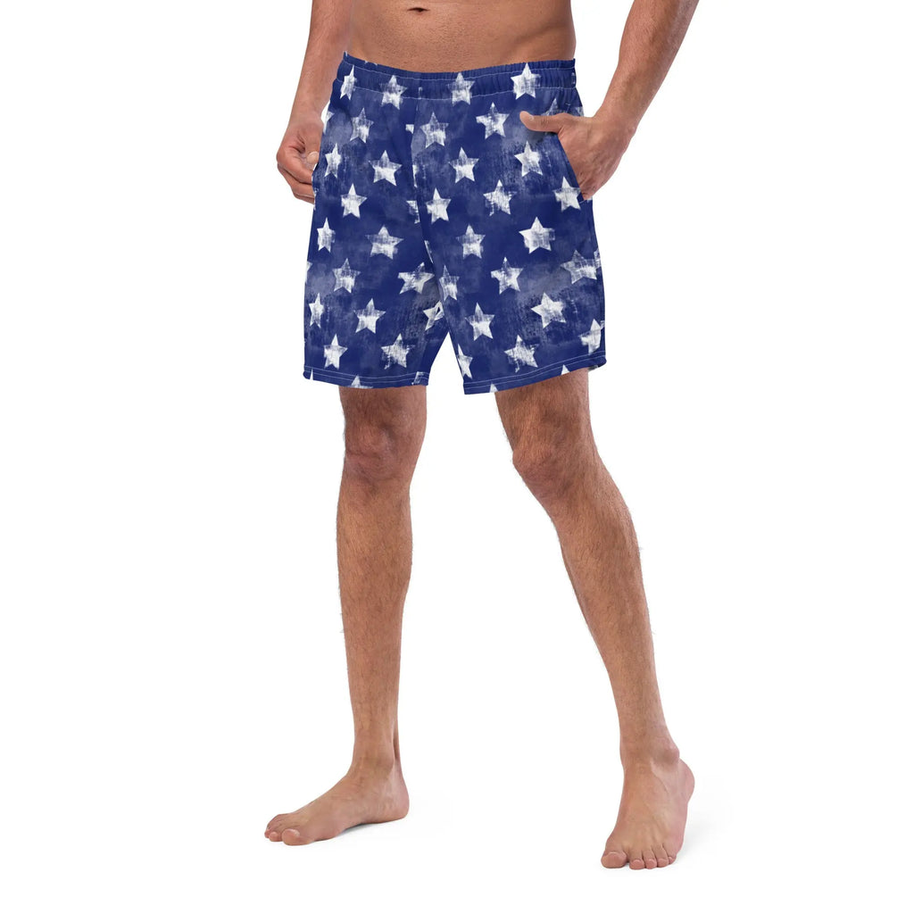 Baha Ranch Yeehaw Stars Men's Swim Trunks Baha Ranch Western Wear