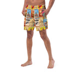 Baha Ranch Yeehaw Rodeo Poster Men's Swim Trunks Baha Ranch Western Wear